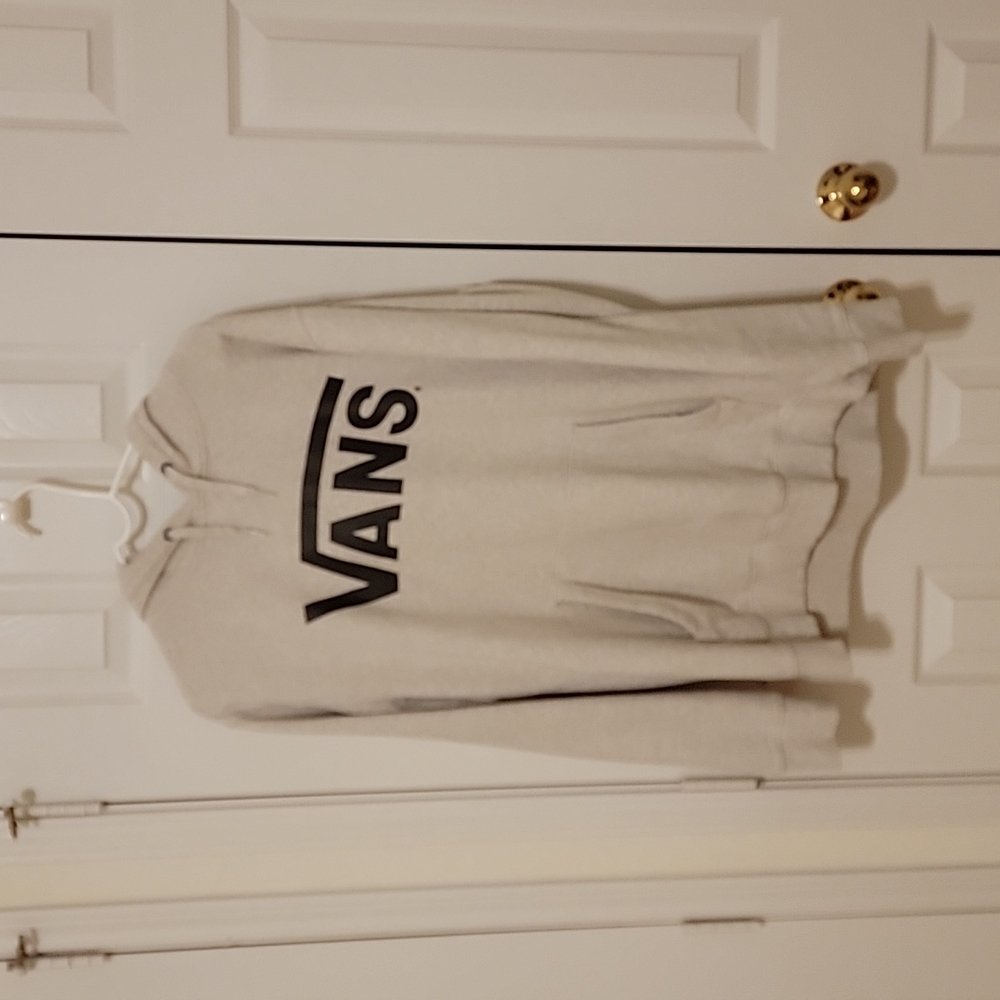 Vans Hoodie beige brown mens size L